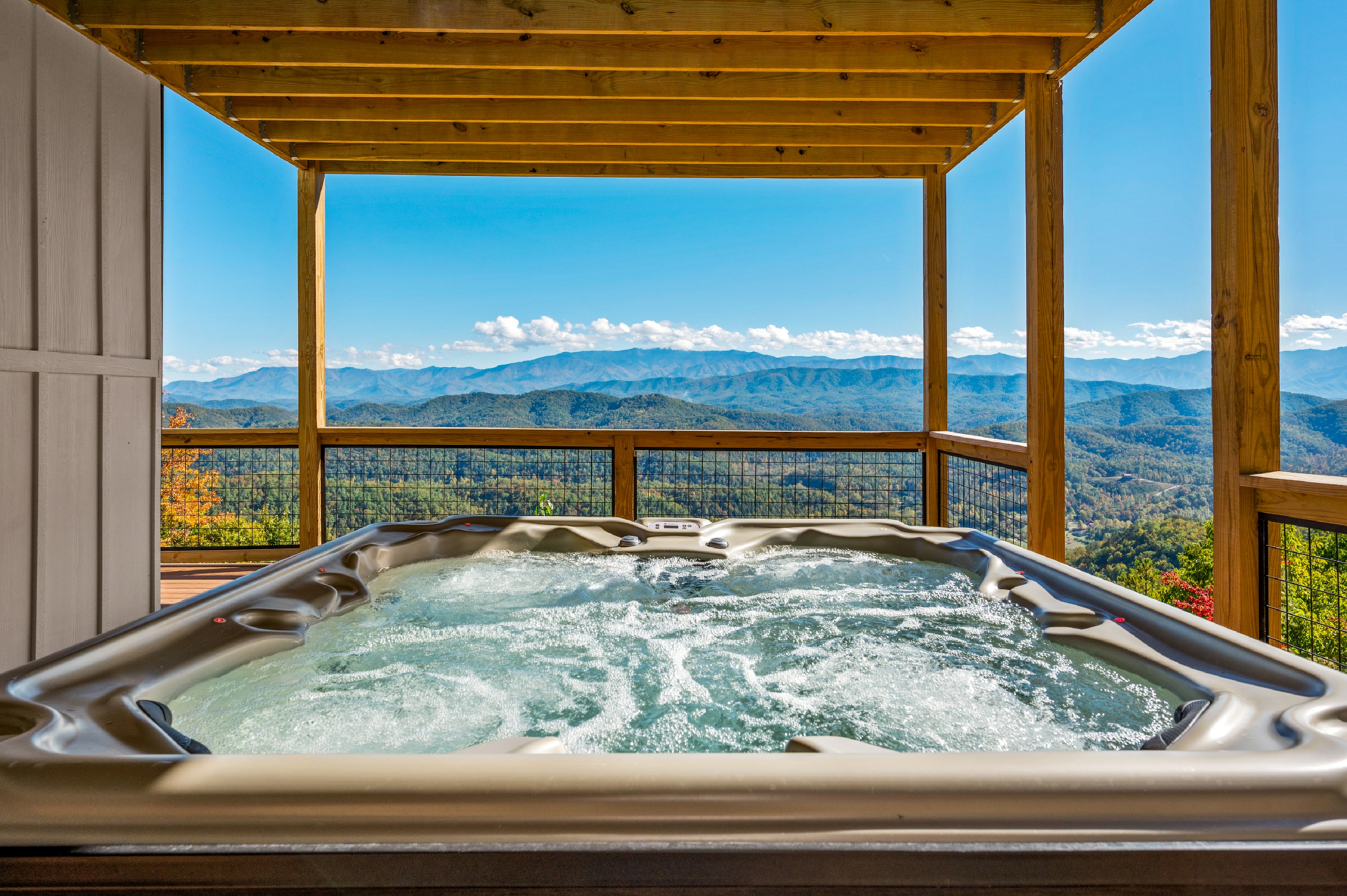 Soak after a long day of hiking