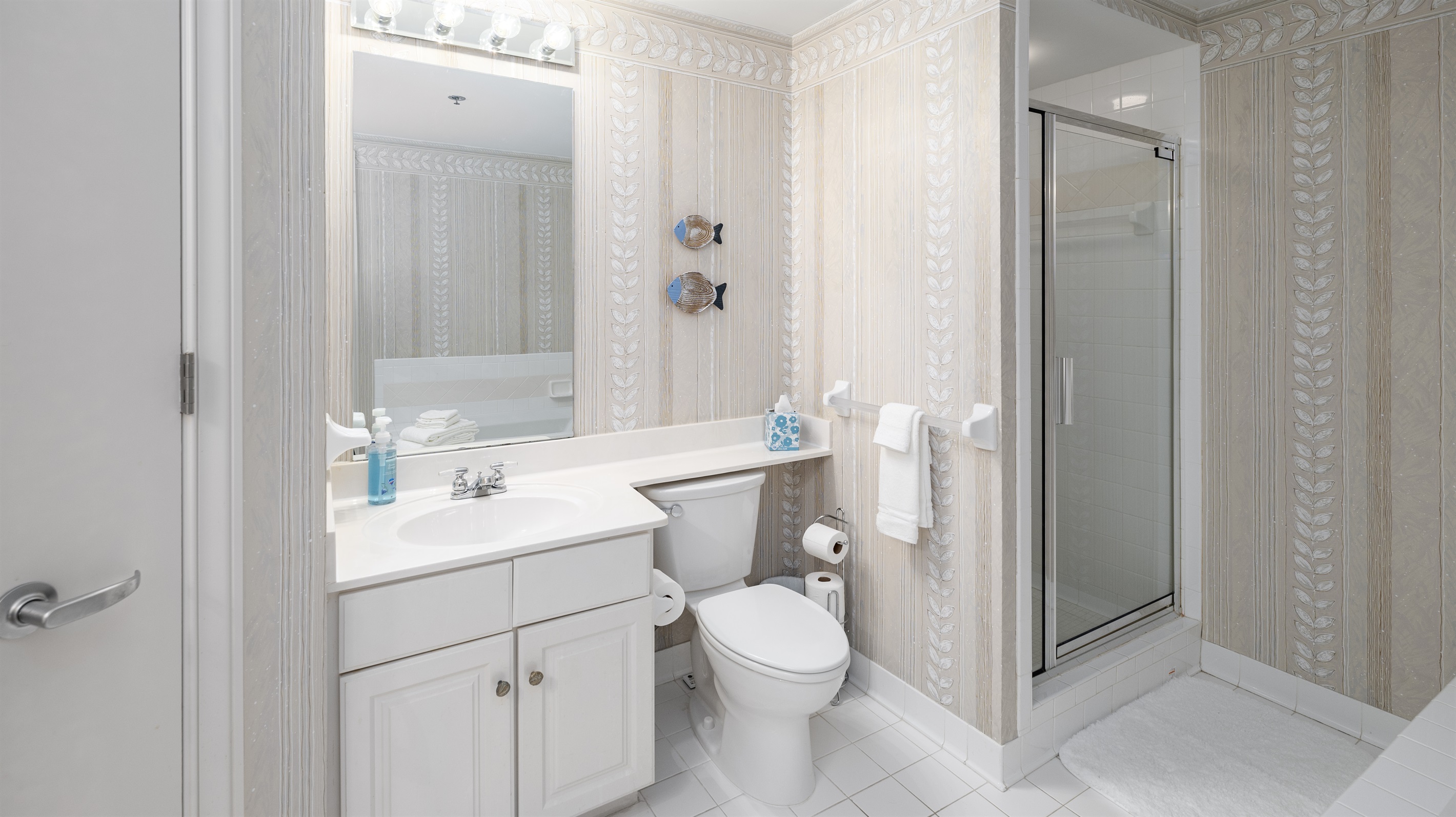 Vanity 2 & Shower in Primary En-Suite