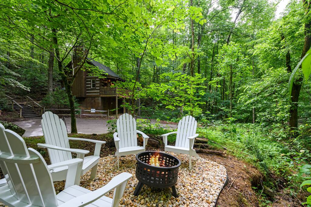 Each cabin will have it's own fire pit!