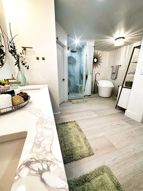 Master Bathroom with bathtub