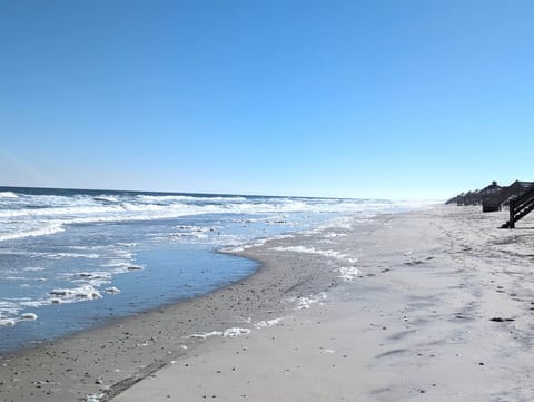 Looking south from our beach access