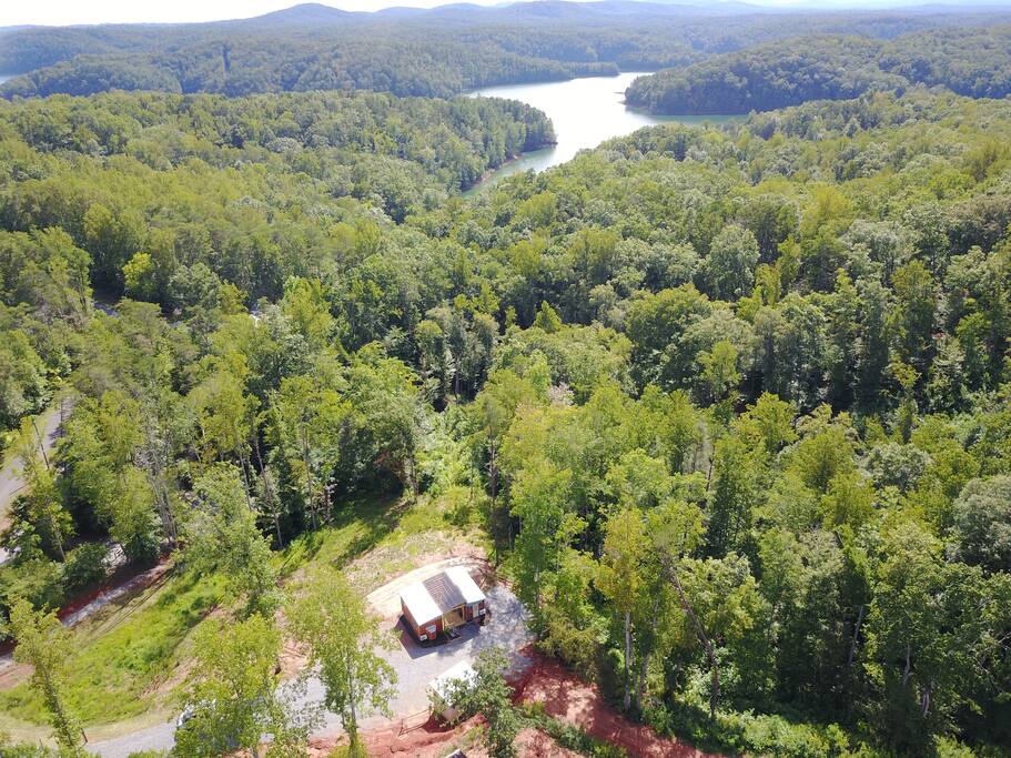 And Philpott Lake just over the hills! - Two Tiny Houses - Vacation at the lake! - Henry