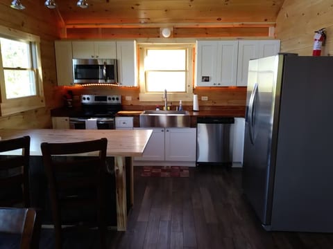 Kitchen and island (level 2)