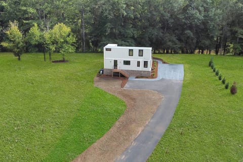 front of the house