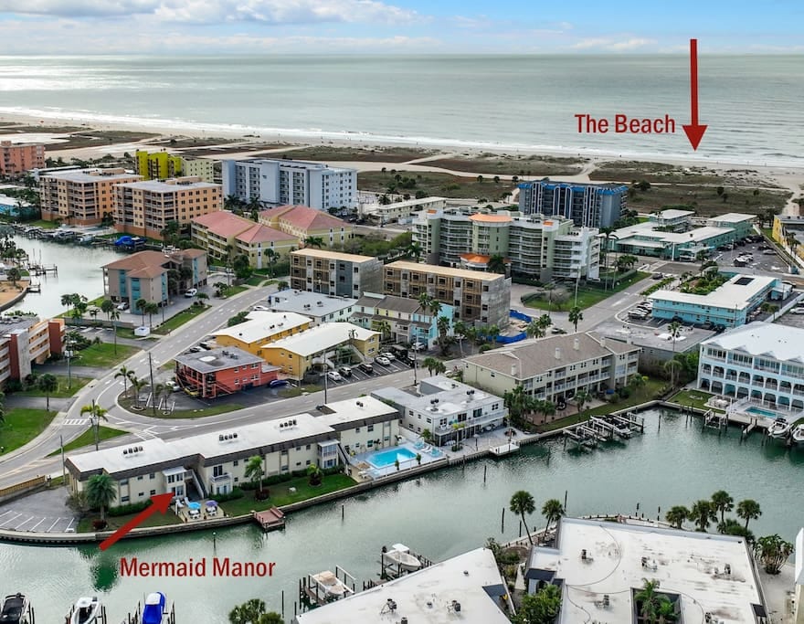 Mermaid Manor.  Only 2 block to the BEACH!