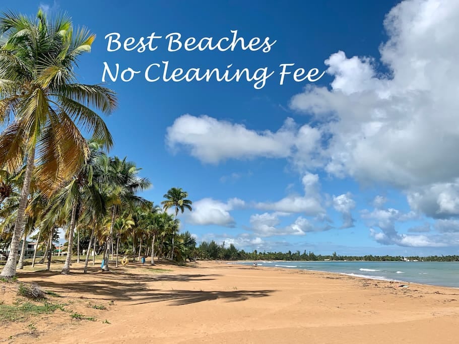 Best Beaches are Steps Away and No Cleaning Fee!