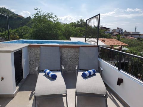 Shared pool on the roof top