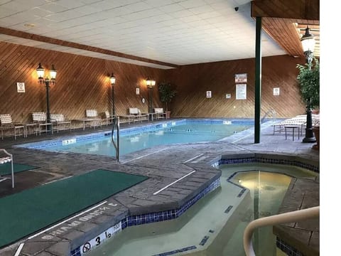 Common area hot tub