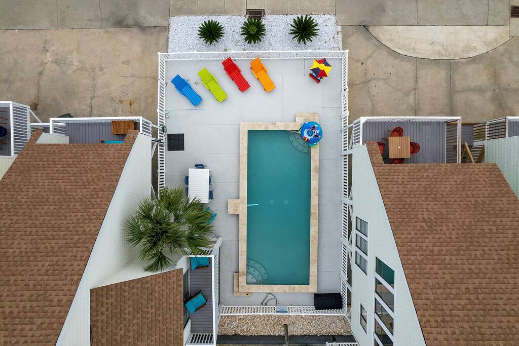 Semi-private pool exclusively shared with one other home