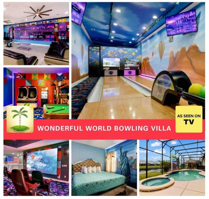 Wonder World Bowling Villa, 14 bedrooms/14.5 baths - Kissimmee