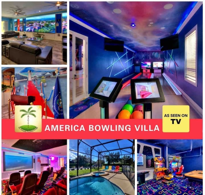 America Bowling Villa, 14 habitaciones/14.5 baños - Davenport