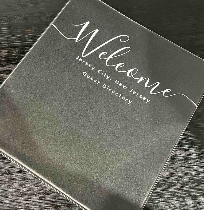 Guest’s directory book which provides information of the property, local restaurants, and other activities to do in NYC/NJ etc… - Union Street Château- Close to NYC & Downtown JC! - Jersey City