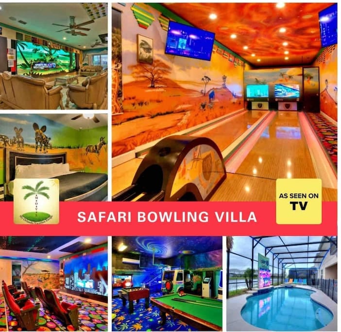Safari Bowling Villa, 14 bedrooms/14.5 baths - Kissimmee