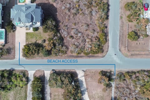 Beach Access Aerial View