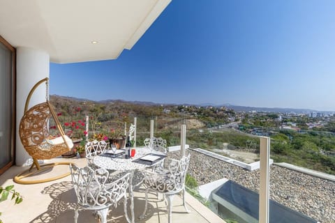 Well, mostly a "village view," but you can also see Puerto Vallarta from here