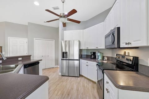 Fully stocked kitchen