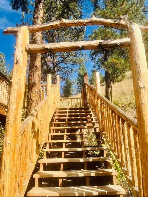 Family-sized mtn retreat w/ 8 acres, Pet-friendly