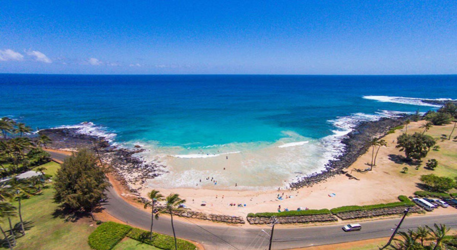 BRENNECKE'S BEACH OVERHEAD