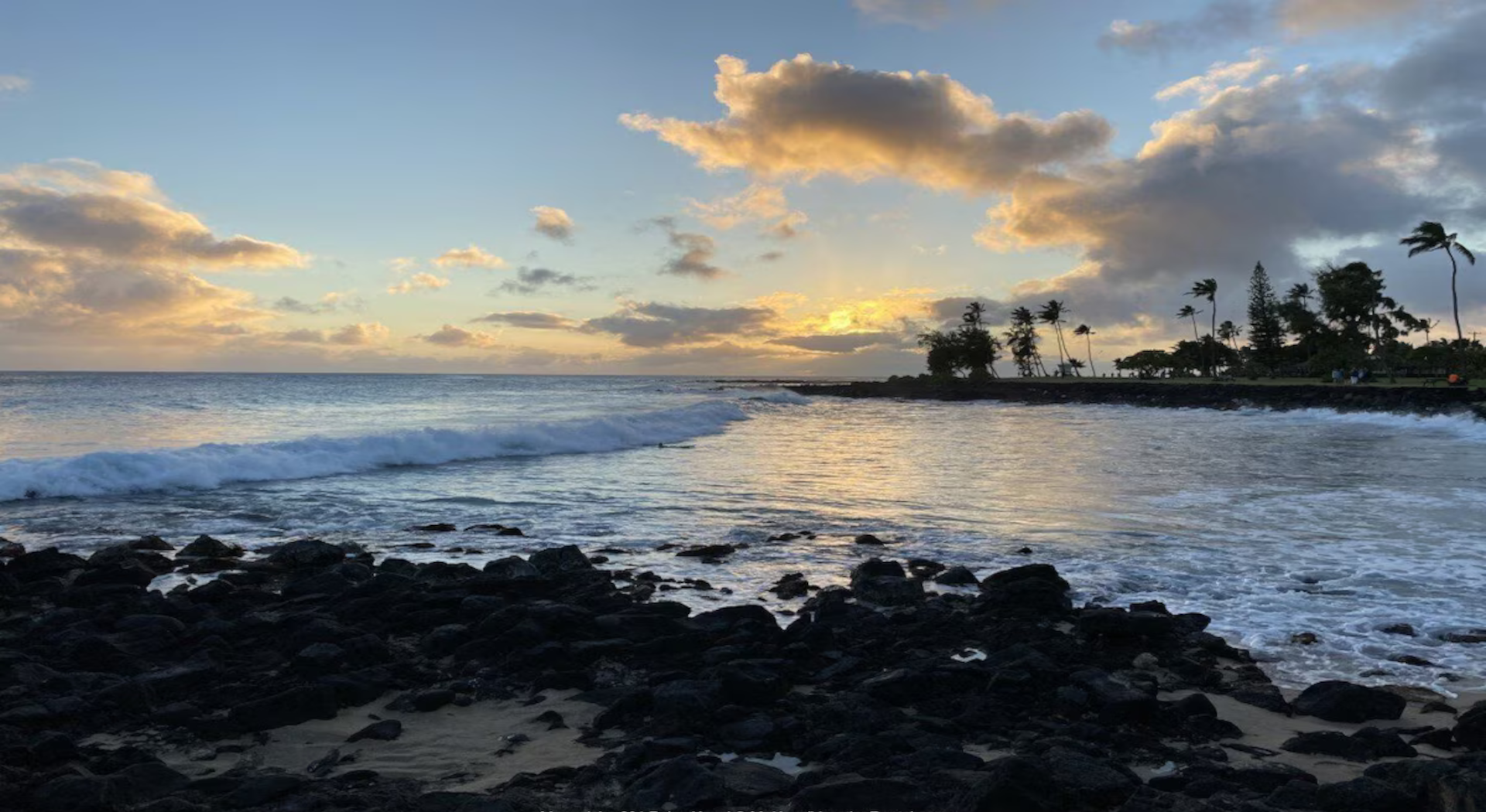 MARCH SUNSET POIPU BEACH
