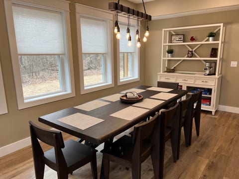Large table for dinners and games