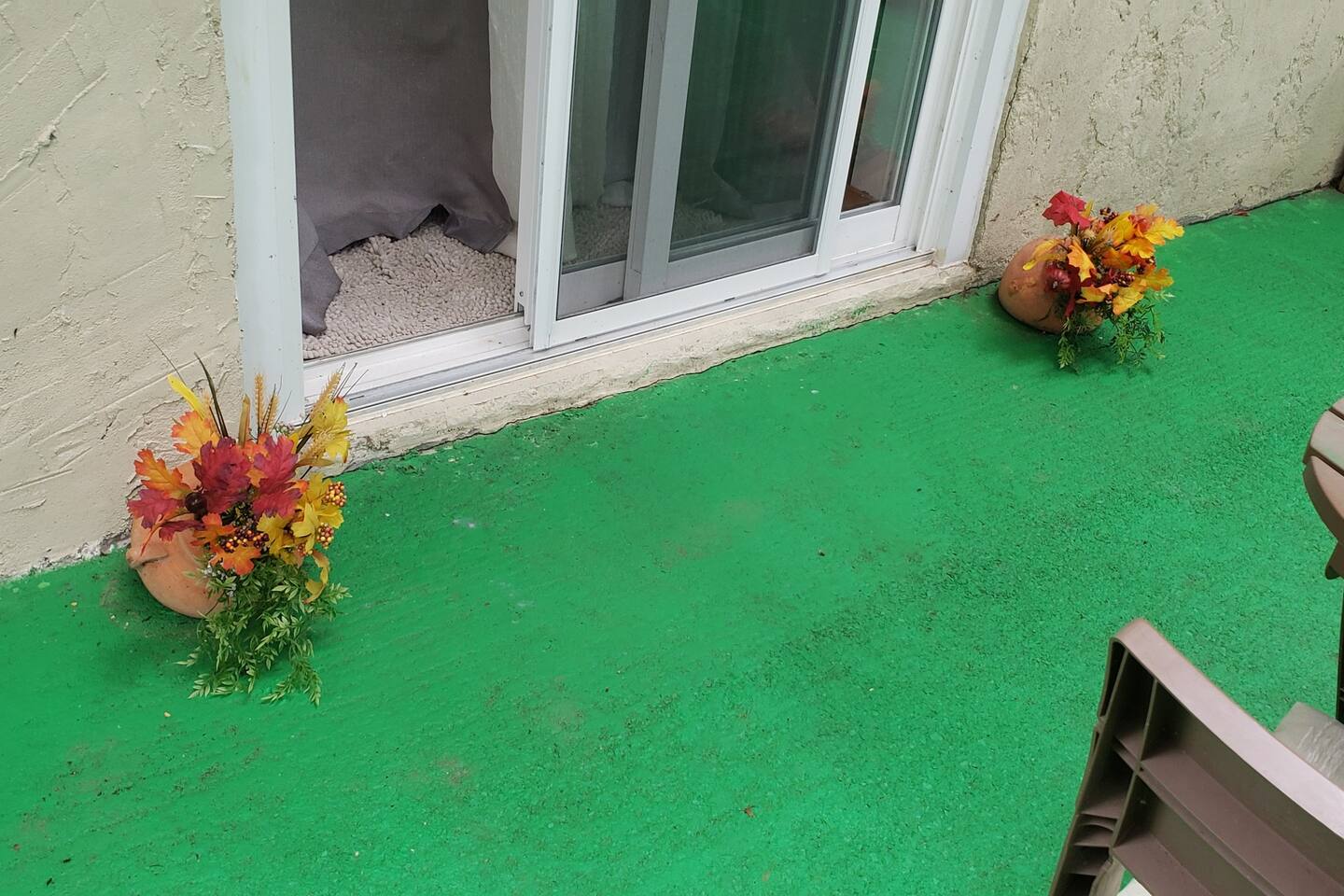 Got all our Fall flowers out to help the Fall Atmosphere both inside and out!