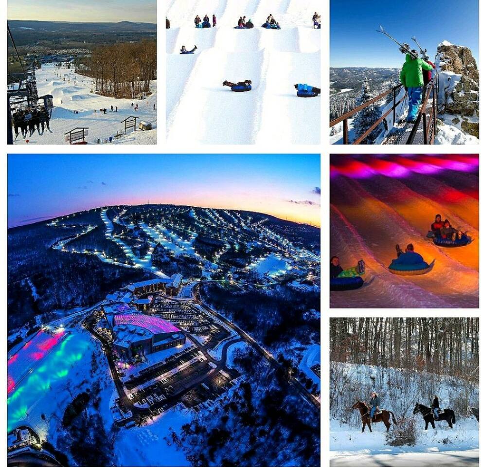 We are only 5 miles away from Camelback mountain! Snowtubing, Skiing, and the Mountain Adventures...in summer it becomes CamelBeach the largest mountain waterpark. 