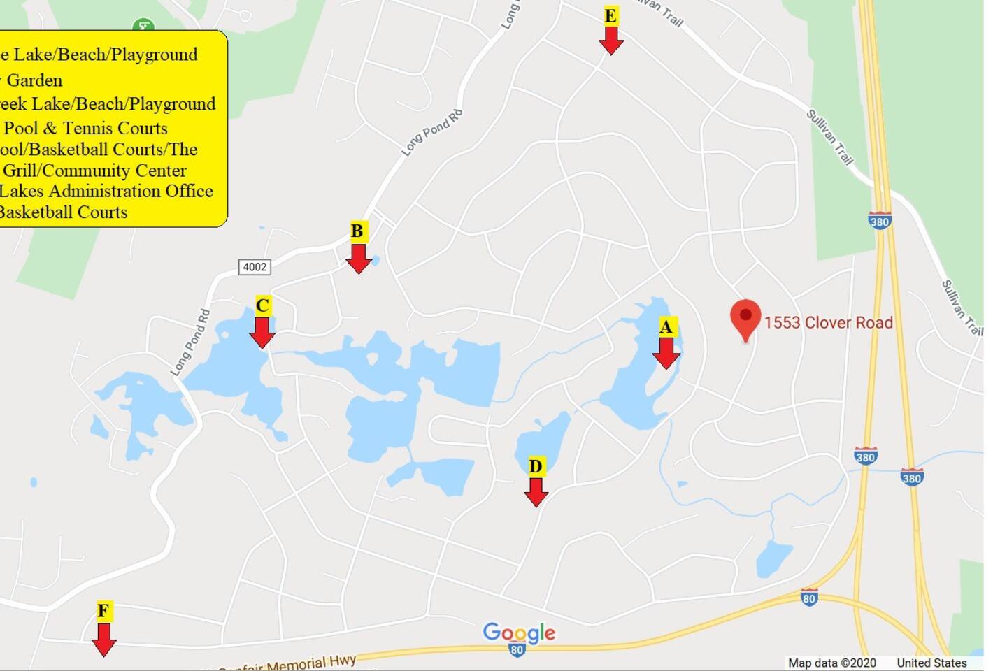 All amenities located within a 1 mile drive!