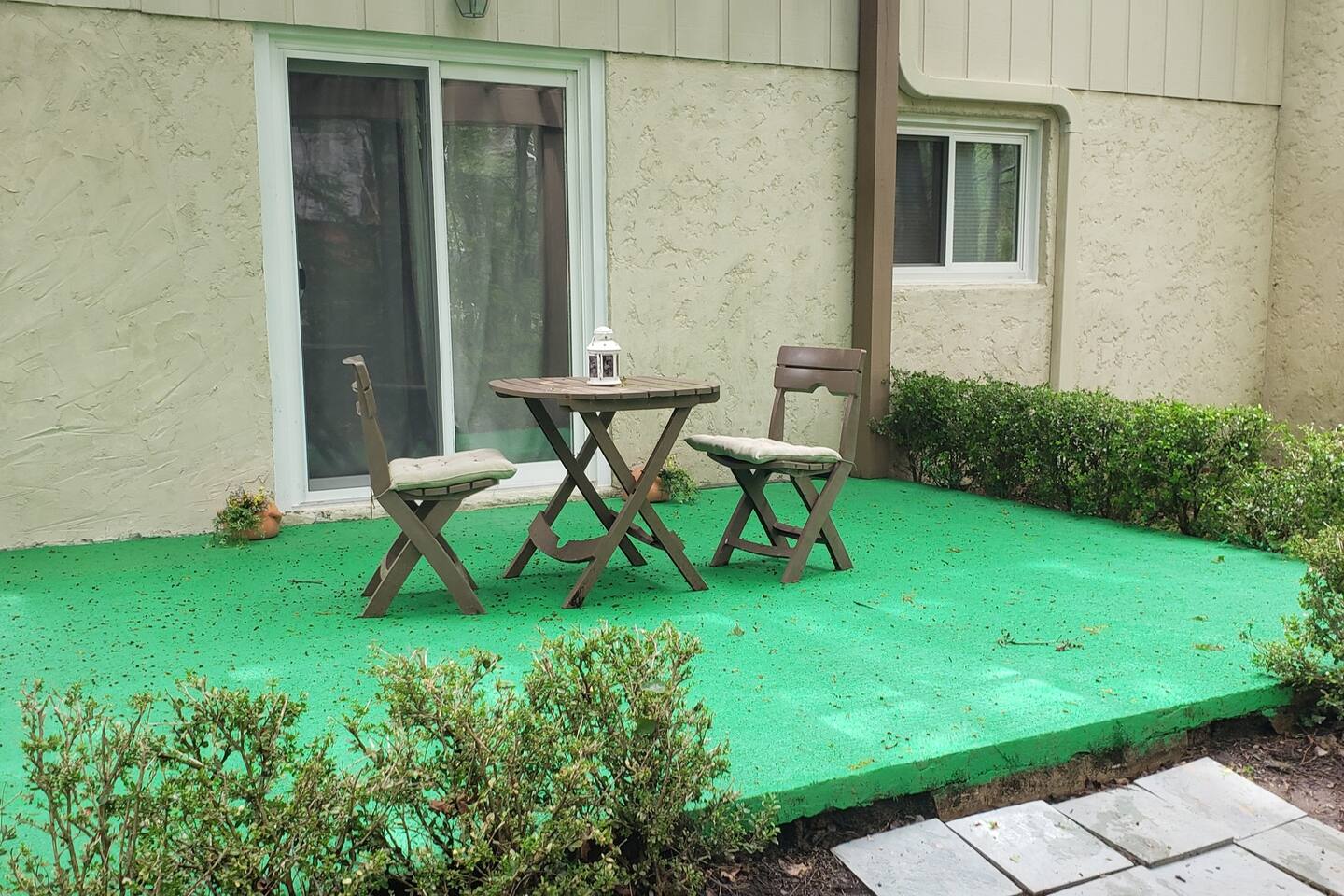 A pergola perfect for a breakfast coffee or watching the sunset. Accessible through the Master Bedroom.