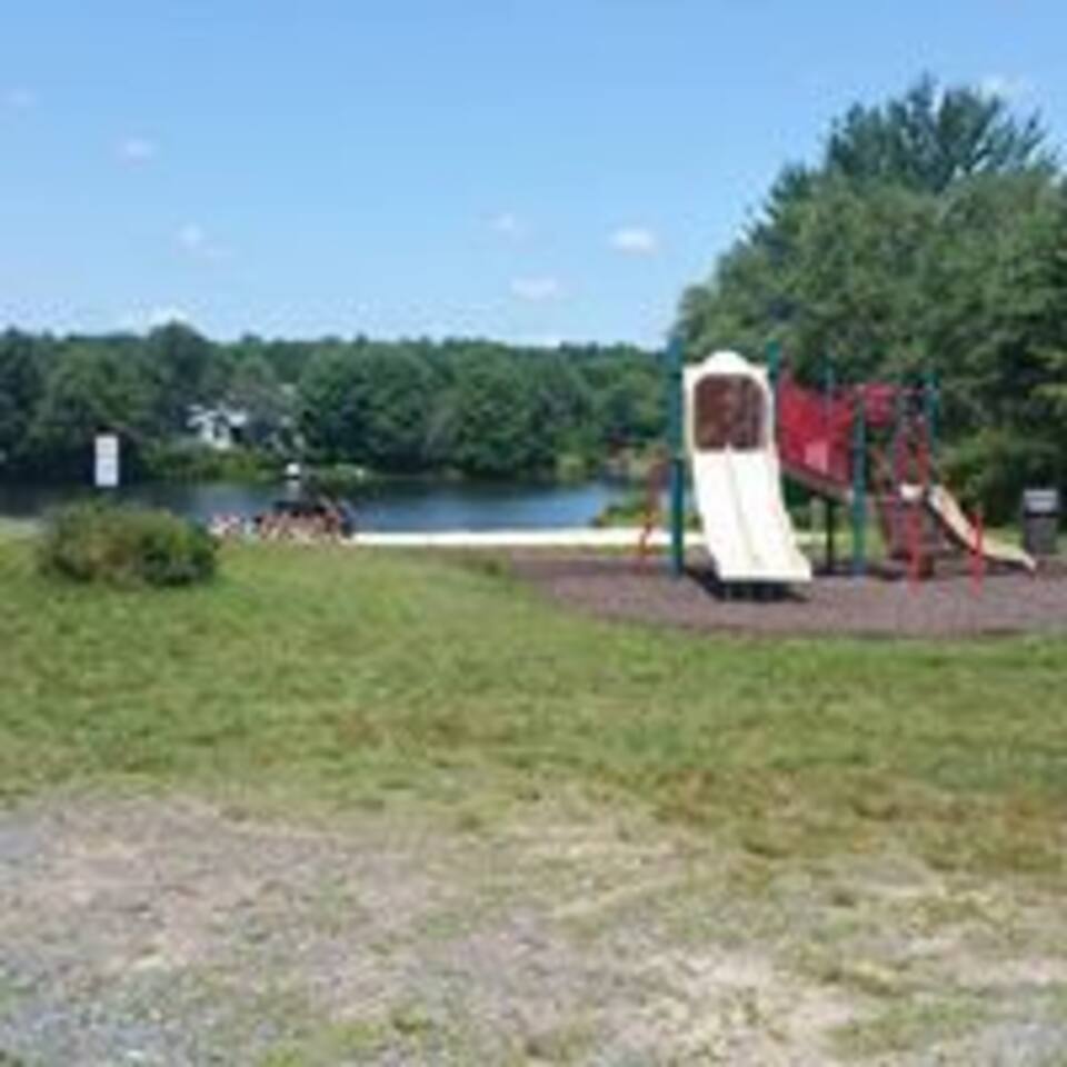 This is our playground at Pine Tree Lake.