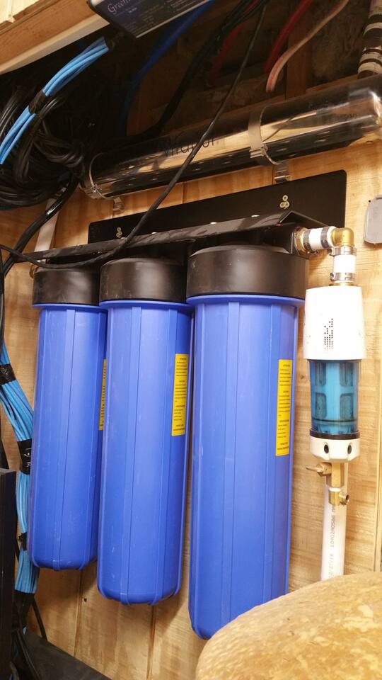 Ever been warned against drinking well water straight? Well we fixed that! Special state-of-the-art filtration process includes a spin down filter, three chamber filtration process, before passing through ultraviolet light. Drink it  from the tap!