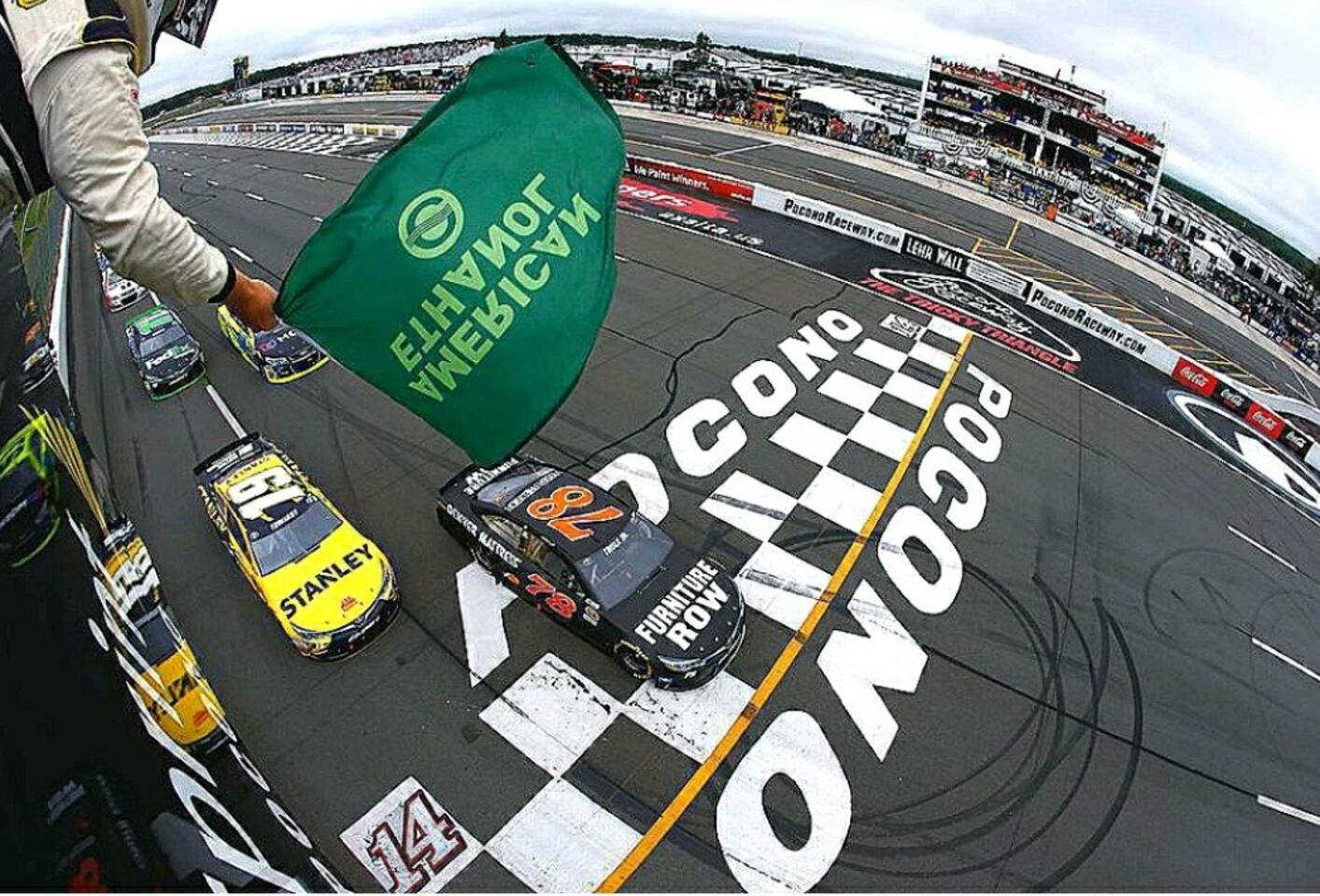 Pocono Raceway is just a quick drive away for some racing fun! Close enough that the annual airshow goes right over our neighborhood! Book your stay for Race Weekend!