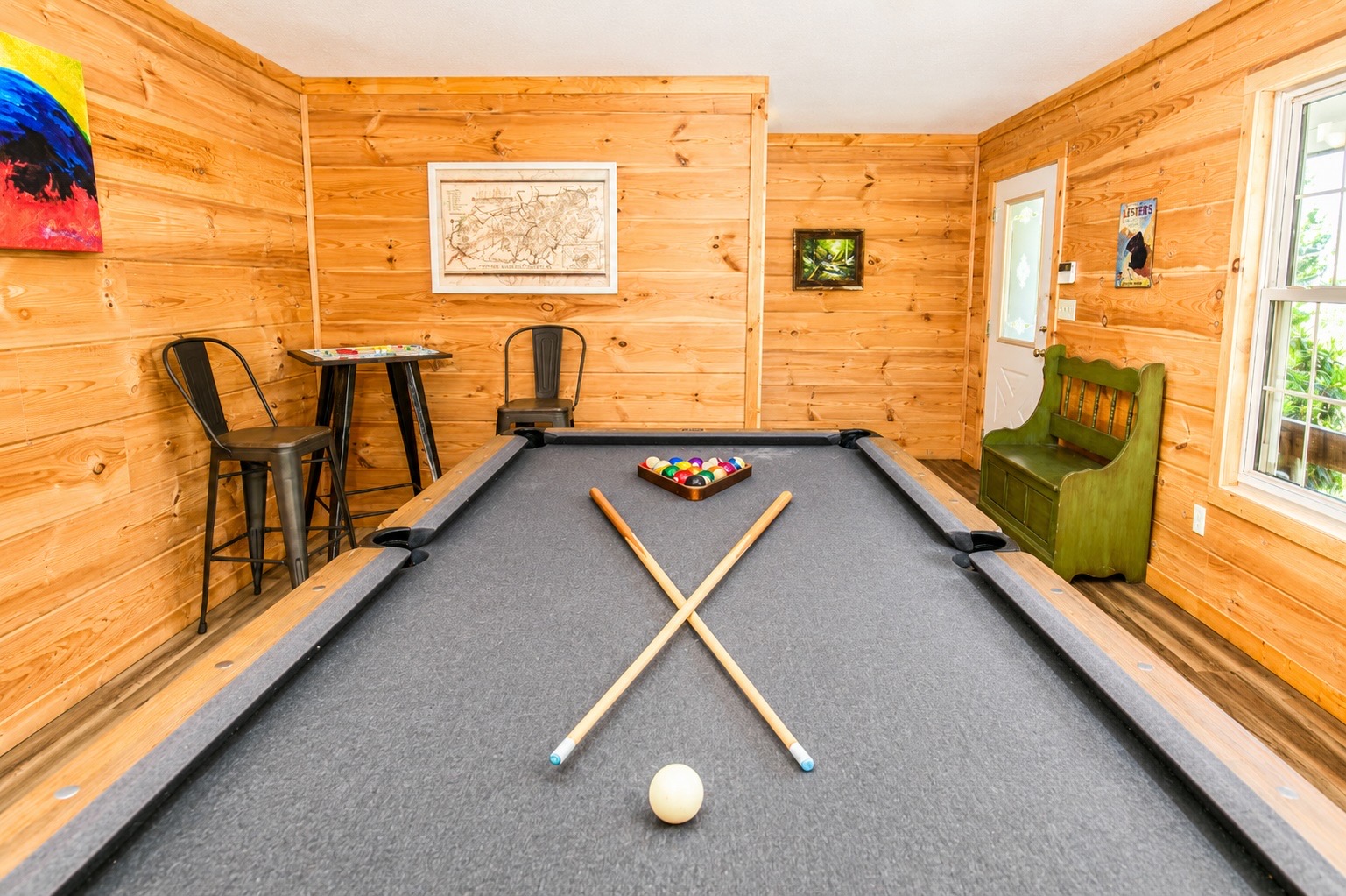 Exciting game room ready for fun