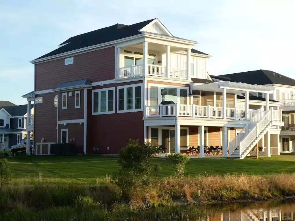 Back of house view from golf course - Big Red Seaport - Selbyville