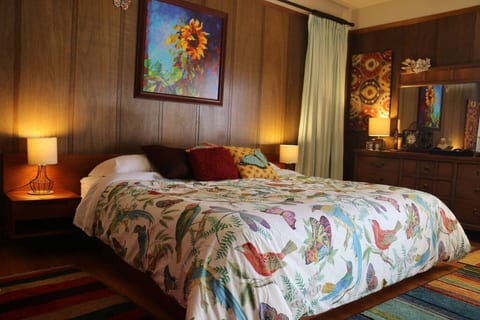 King-size bed! Organic-local Mattress.