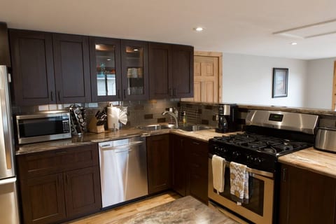 Kitchen With Gas Stove