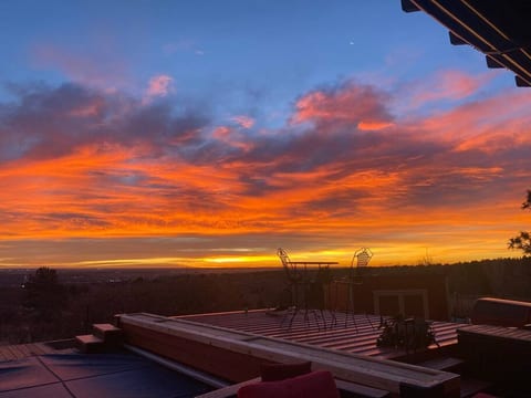 Sunrise from the East Deck.