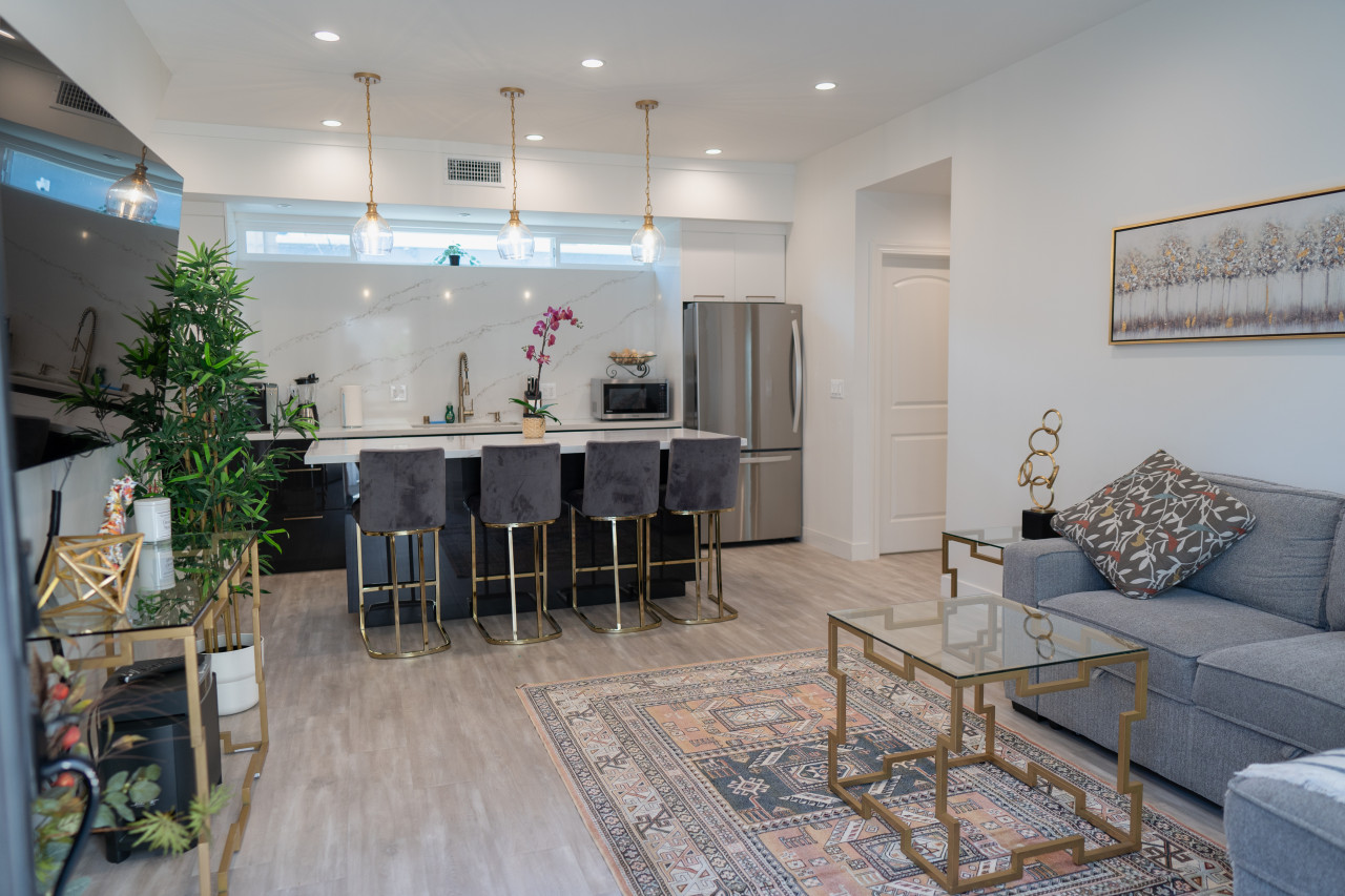 LIVING ROOM & DINING AREA -- View 3D Virtual Tour of the Property Here: https://tinyurl.com/477rz42s