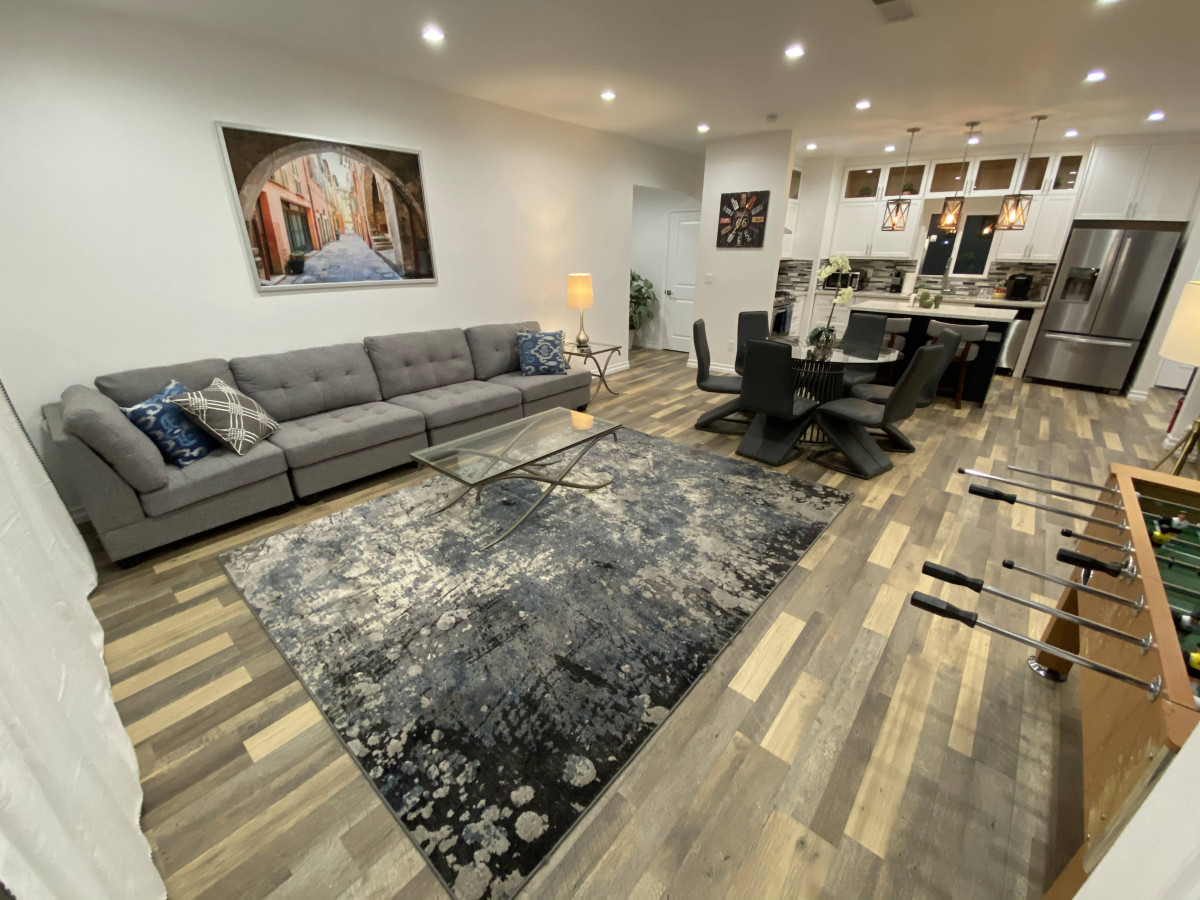 LIVING ROOM & DINING AREA