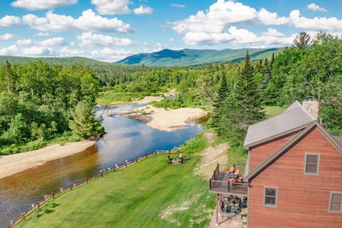 Listen to the flow of the river while looking for the bald eagles!