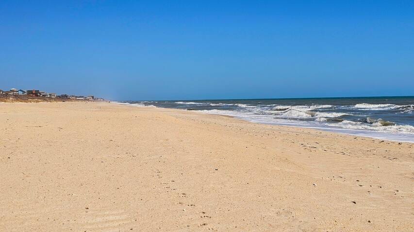Vista Oceano e Suono_Passi verso la Spiaggia - North Topsail Beach