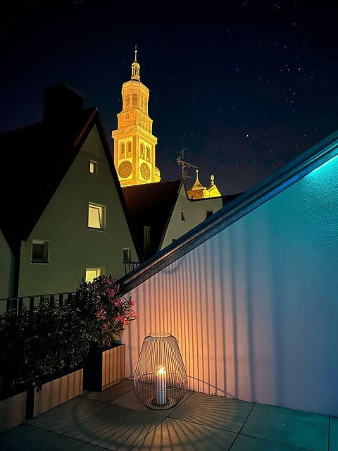 TrulySpace - Direkt am Rathausplatz, Dachterrasse mit Blick auf Perlachturm, Garage, Fahrstuhl