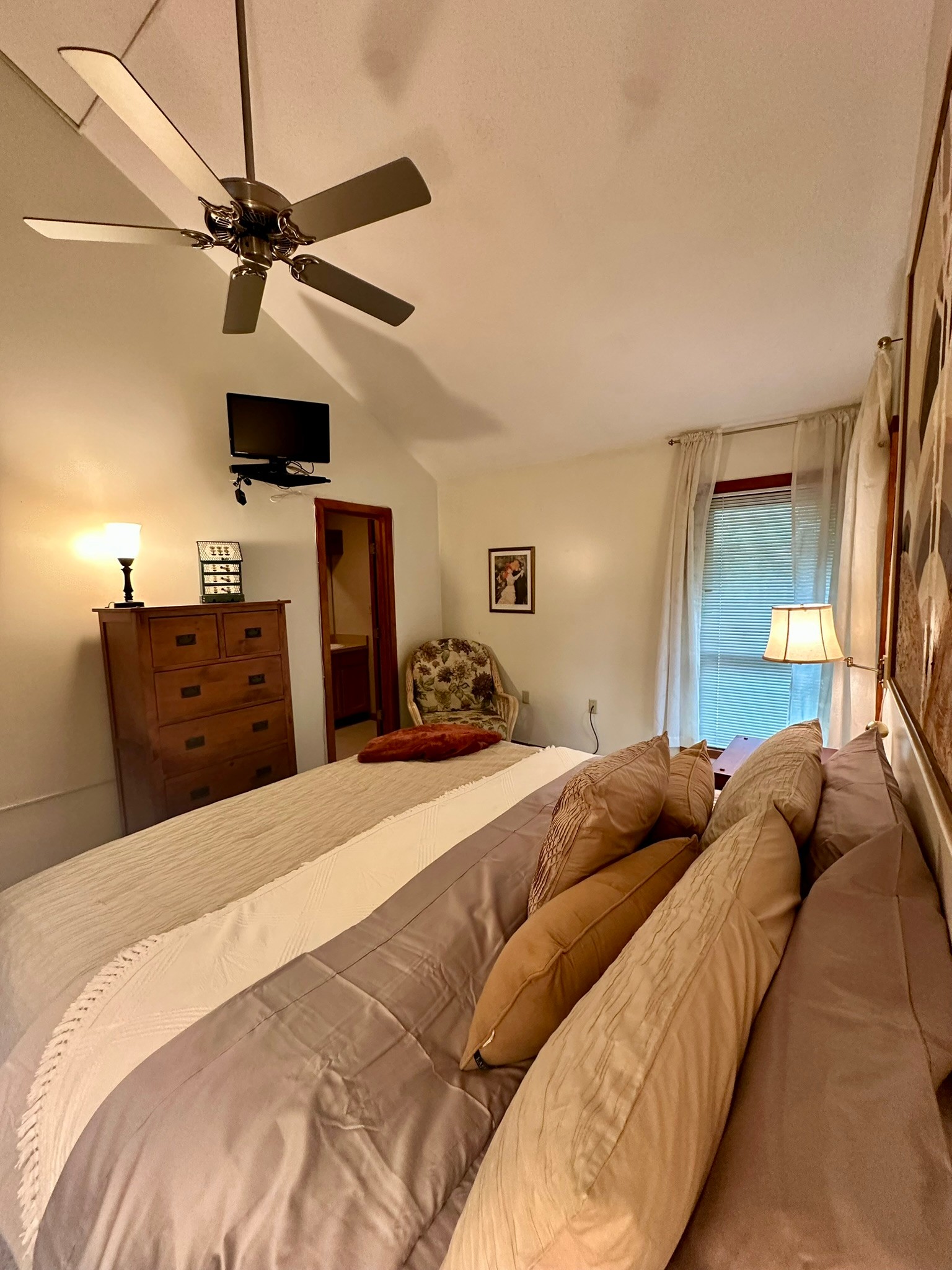 Top level master bedroom