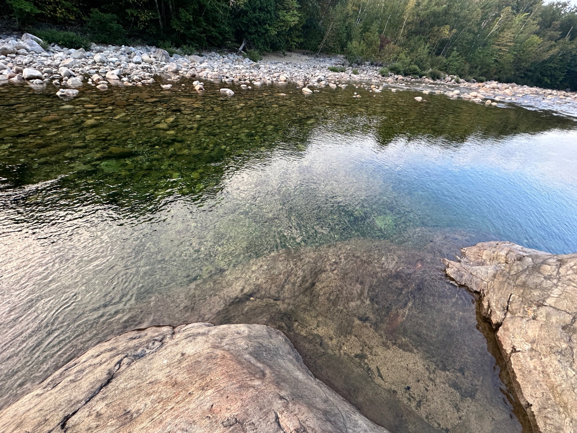 Swim hole behind home