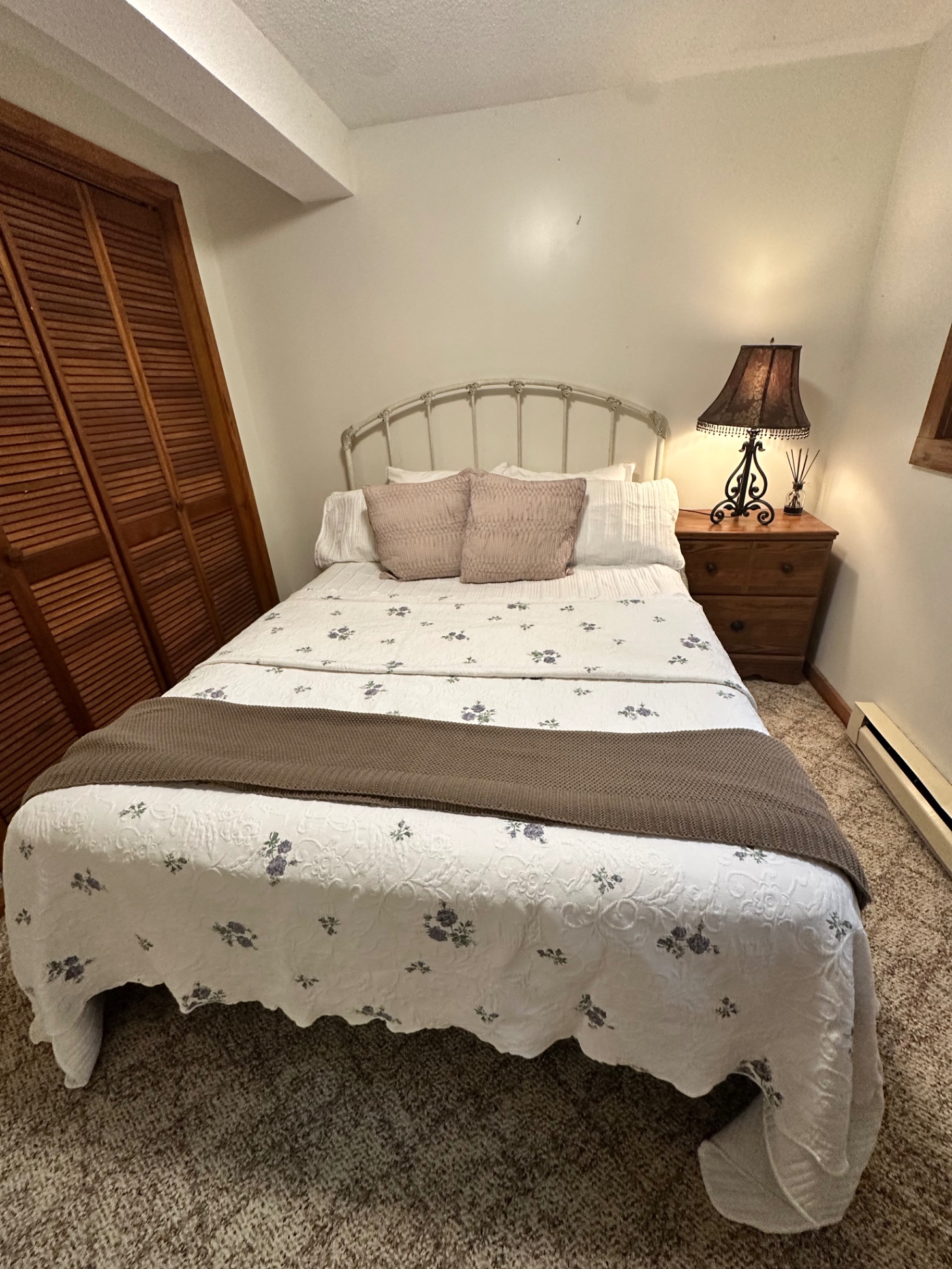 Queen bedroom on lower level 