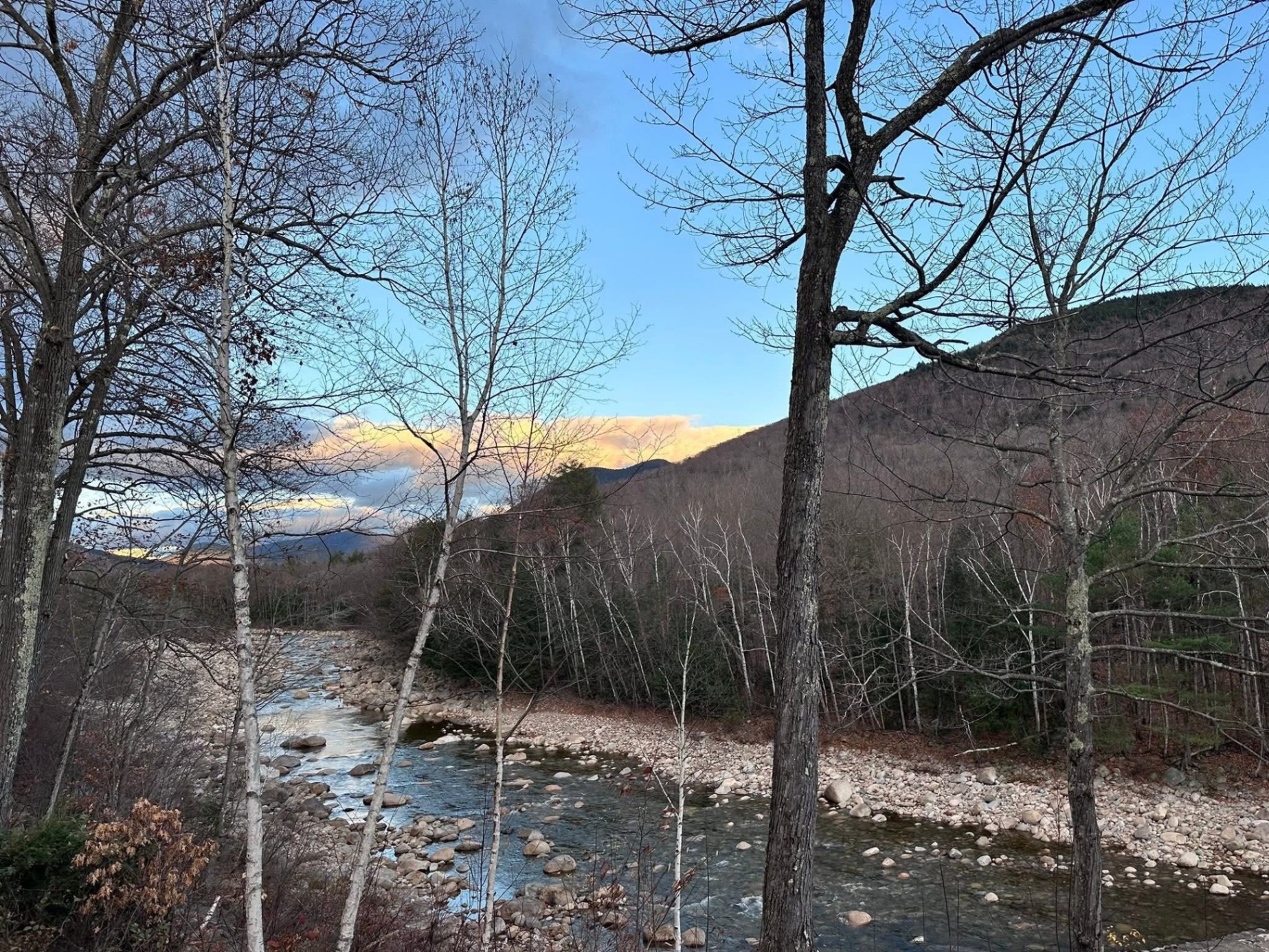 River front White Mountain home base vacation 