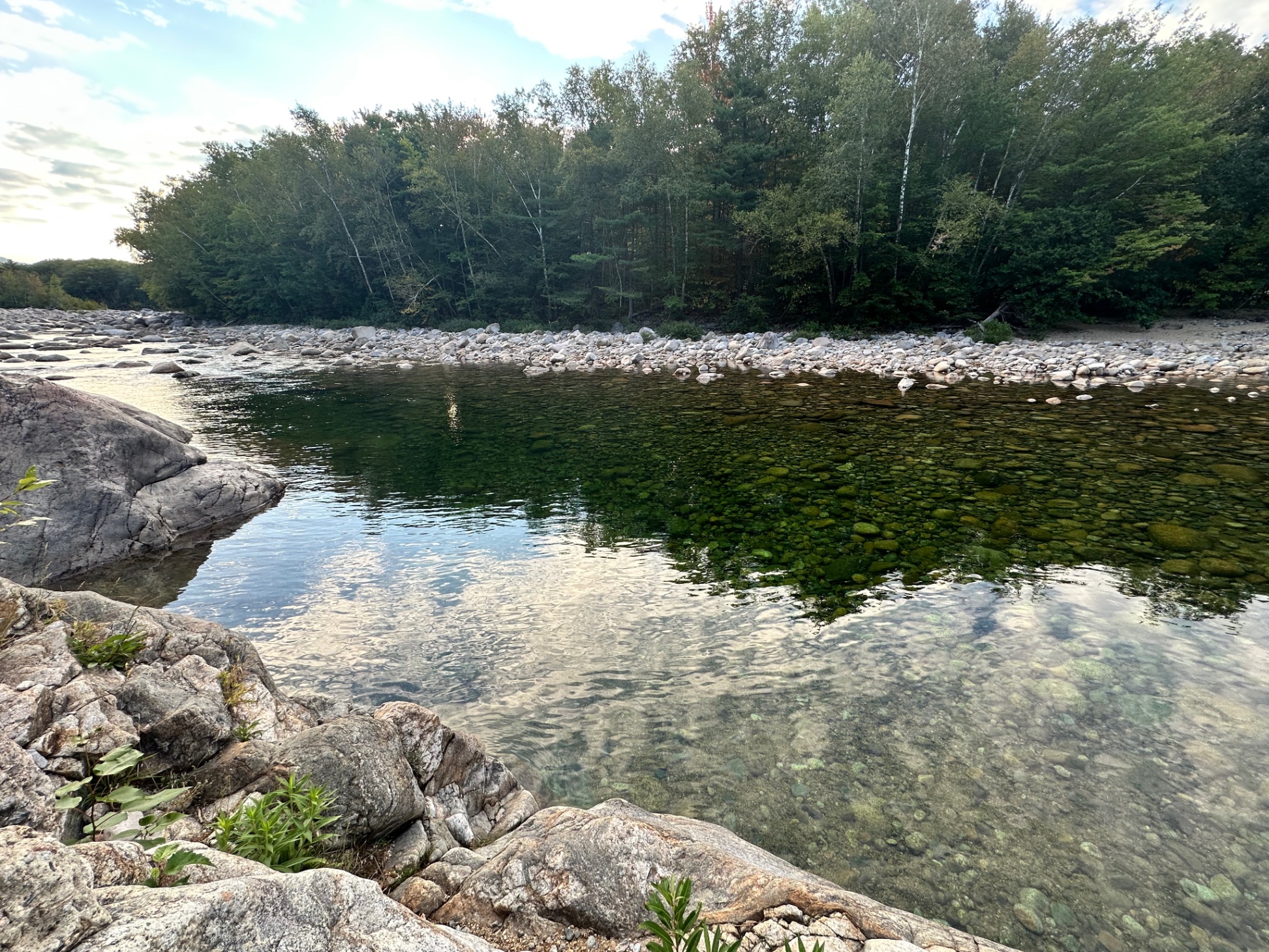 Swim hole behind home. 