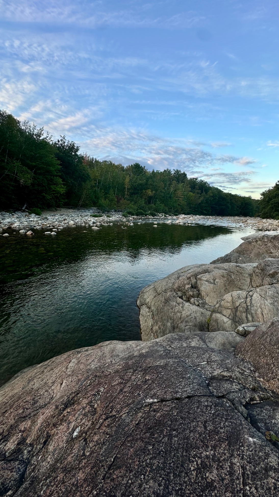 Swim hole behind home