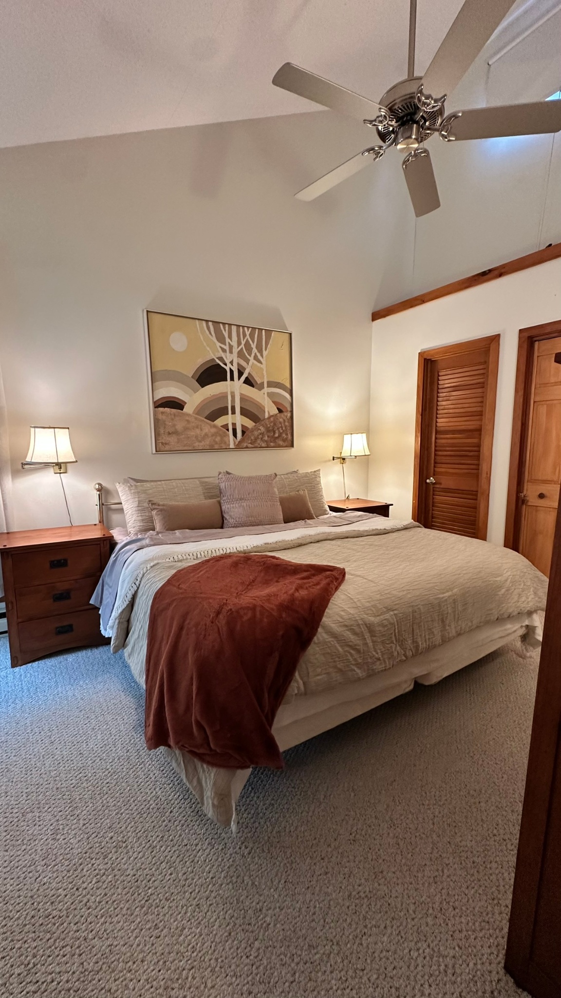 Top level master bedroom