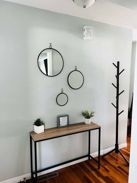 Entry as you walk in the door
