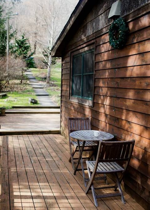 Watch the sun rise over the mountains with a cup of coffee.